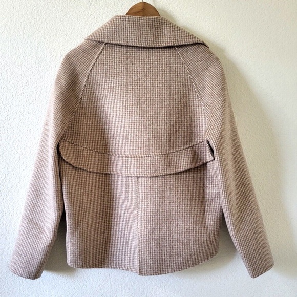 $263 Unworn Belle & Bloom I'm Yours Wool Blend Peacoat in Beige - Picture 7 of 9